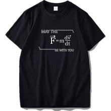 Load image into Gallery viewer, Physics T shirt God Says Maxwell Equations And Then There Was Light Nerd Design 100% Cotton Fitness Tshirt EU Size