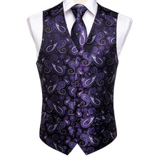 Load image into Gallery viewer, DiBanGu Top 9 styles Vest for Men Silver Red Orange Blue Men&#39;s Vest Suit Business Wedding Party Occasion Hanky Cufflinks Vests